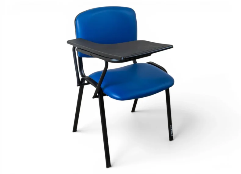 Silla universitaria tapizada ecocuero
